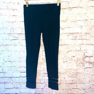 Free People Movement Black Ribbed Leggings
